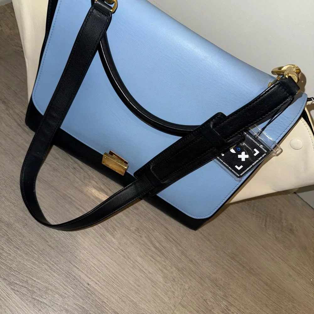 Celine Trapeze Tricolor Medium Bag with Strap